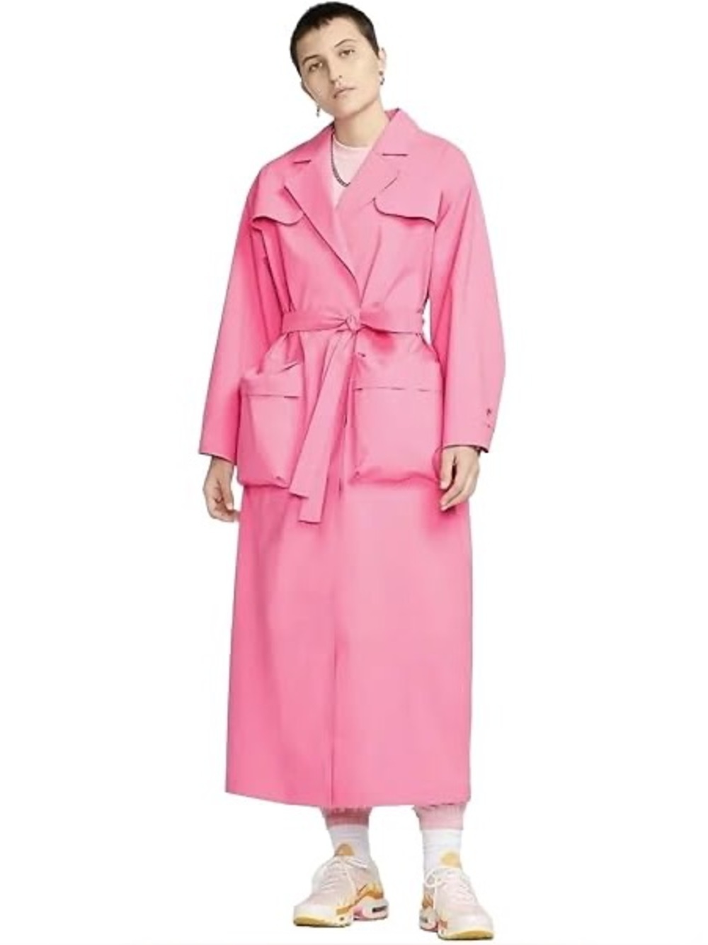Nike Sportswear Storm-FIT ADV Tech Pack Trench Coat Pink Size Small